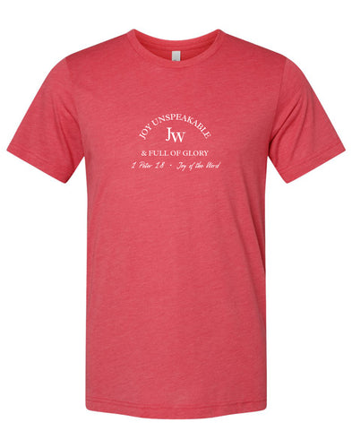 Heather Red 'Joy of the Word' Shirt
