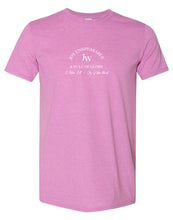 Load image into Gallery viewer, Heather Purple &#39;Joy of the Word&#39; Shirt