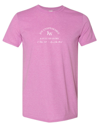 Heather Purple 'Joy of the Word' Shirt