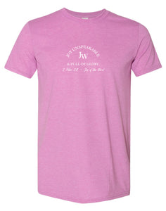 Heather Purple 'Joy of the Word' Shirt