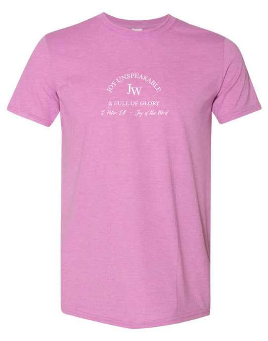 Heather Purple 'Joy of the Word' Shirt